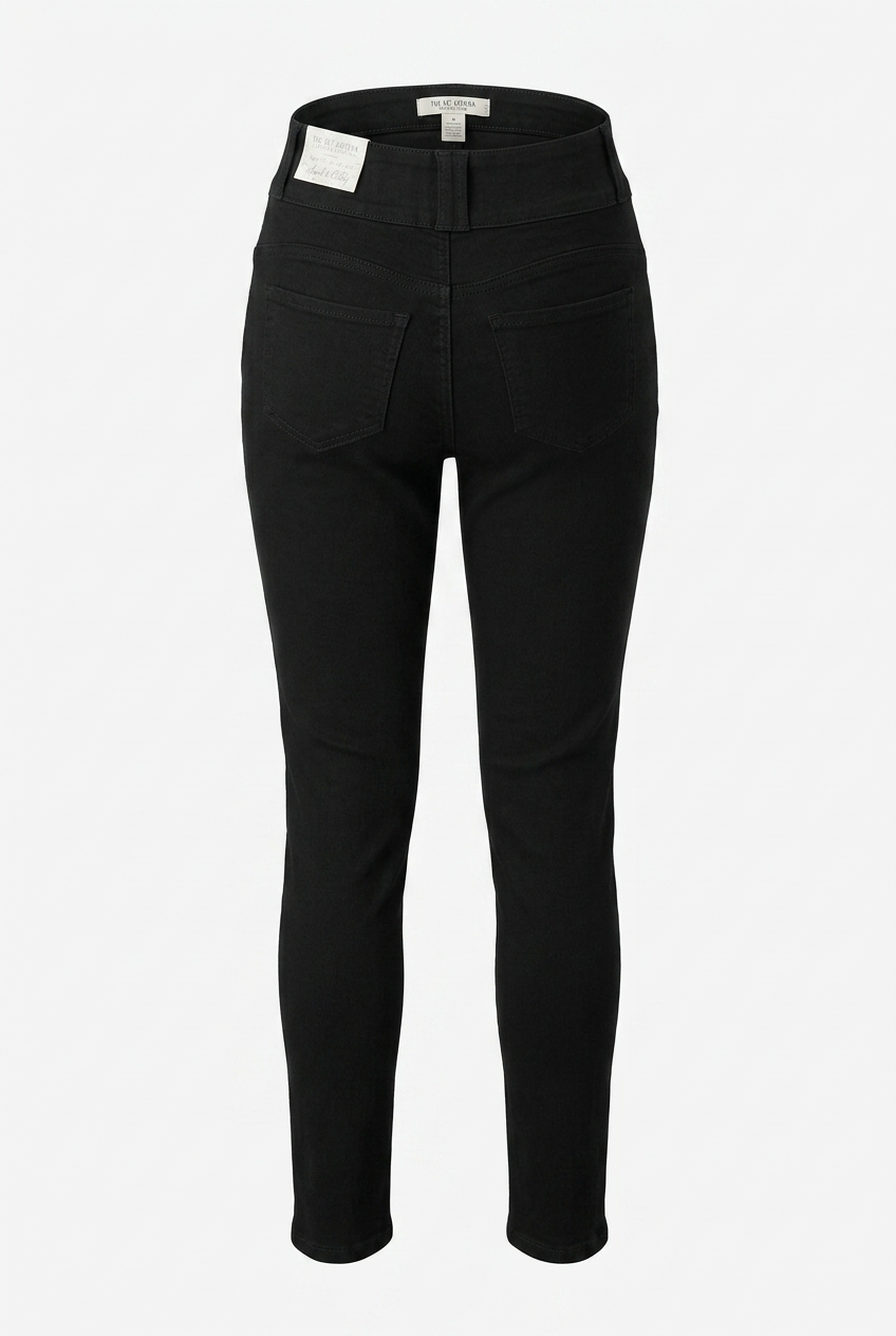 Black pants on a white background