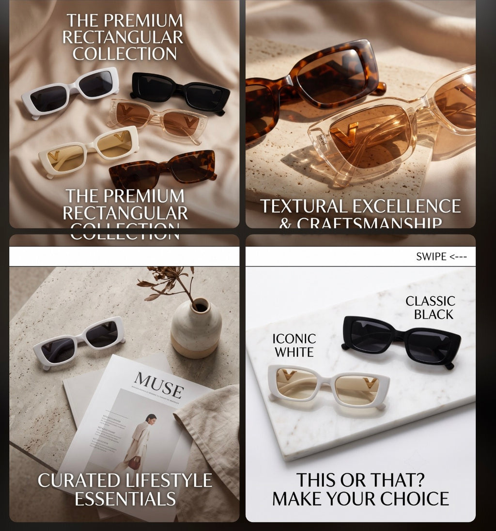 Generic Retro Small Frame Sunglasses for Women – Fashion Vintage Style UV Protection Shades