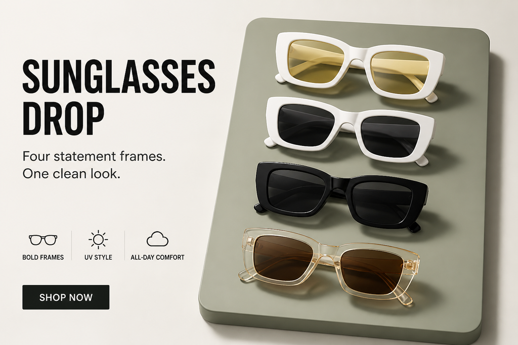 Generic Retro Small Frame Sunglasses for Women – Fashion Vintage Style UV Protection Shades